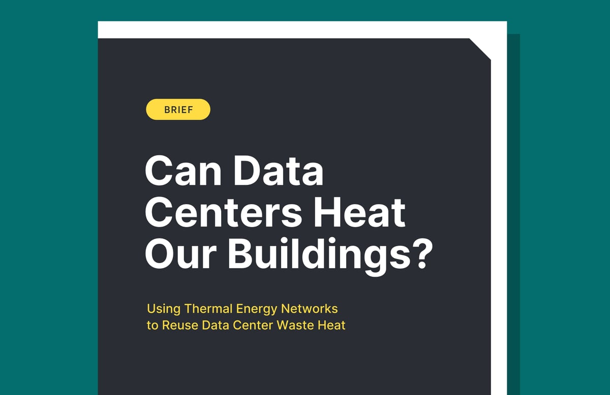 Cover page for Can Data Centers Heat Our Buildings brief