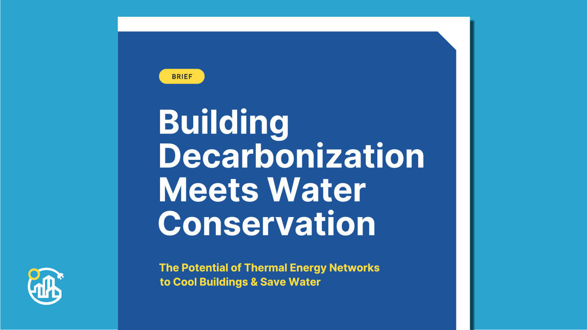 Building Decarbonization Meets Water Conservation brief cover
